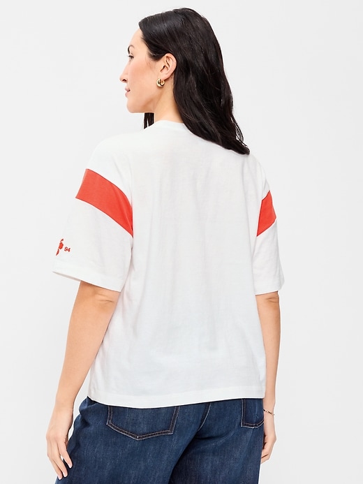 Image number 6 showing, Short-Sleeve Loose Crew-Neck T-Shirt