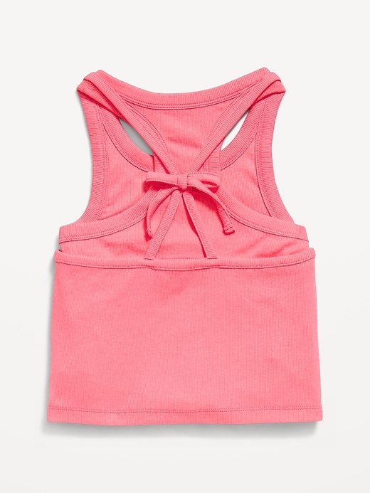 Image number 4 showing, 2-In-1 Ribbed Tank Top for Girls