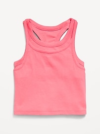 Image number 3 showing, 2-In-1 Ribbed Tank Top for Girls