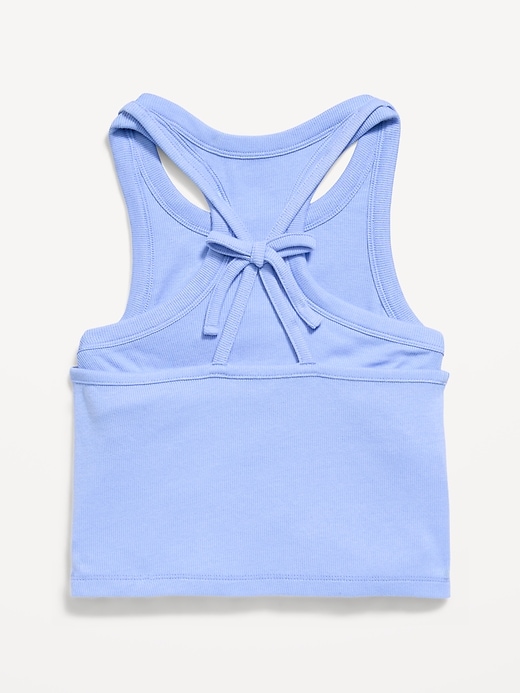 Image number 4 showing, 2-In-1 Ribbed Tank Top for Girls