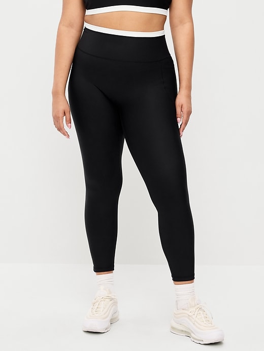 Image number 3 showing, Extra-High Waisted PowerSoft Boundless 7/8 Pocket Leggings – No Front Seam