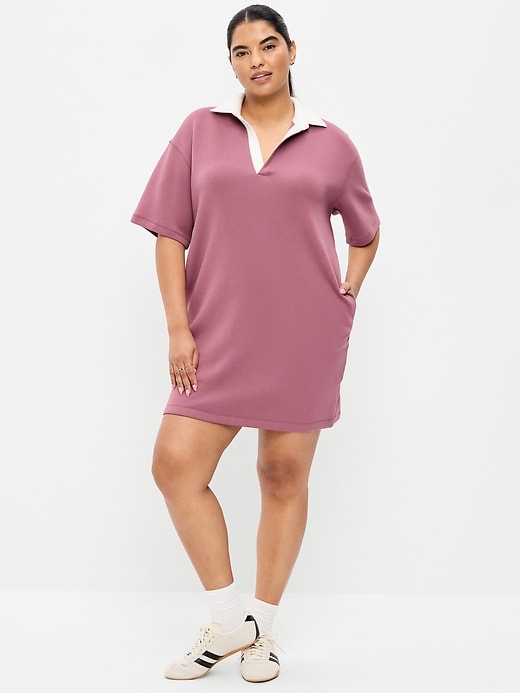 Image number 3 showing, Bounce Fleece Short-Sleeve Polo Dress