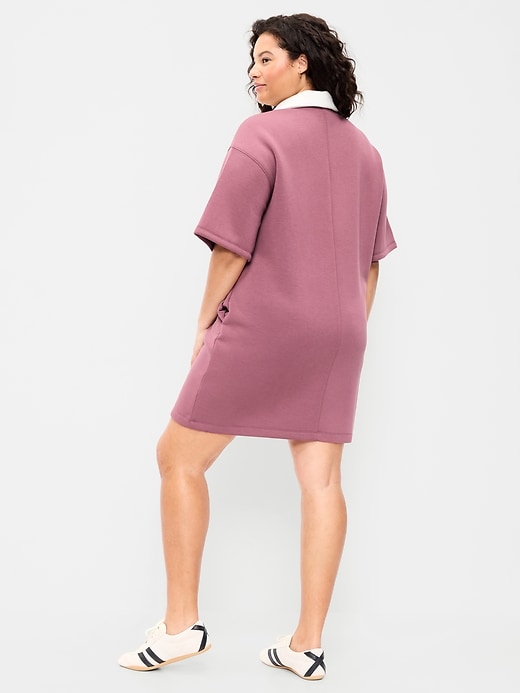 Image number 6 showing, Bounce Fleece Short-Sleeve Polo Dress
