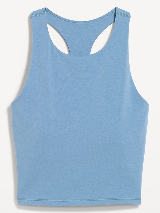 Image number 2 showing, Medium Support PowerSoft High-Neck Racerback Sports Bra