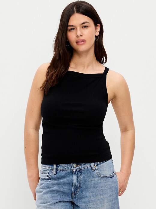 L'image numéro 5 présente Camisole tablier ajustée