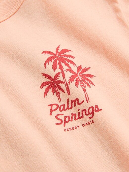 L'image numéro 4 présente T-shirt passe-partout ras du cou à imprimé
