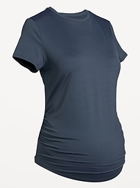 Image number 2 showing, Maternity StudioSmooth Short-Sleeve Jersey Top