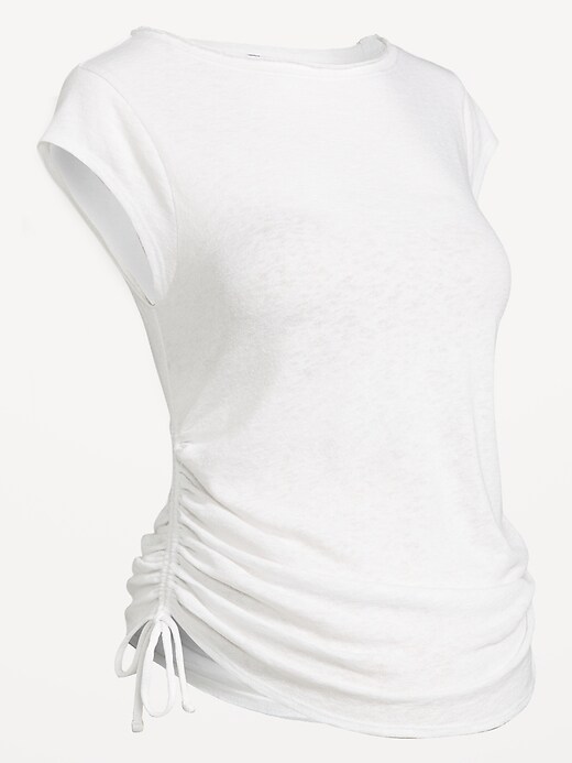 Image number 2 showing, Maternity Side-Cinch Jersey Top