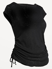 Image number 2 showing, Maternity Side-Cinch Jersey Top