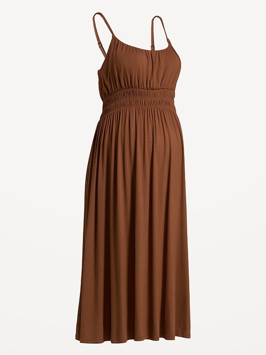 Image number 2 showing, Maternity Smocked Fit & Flare Dress