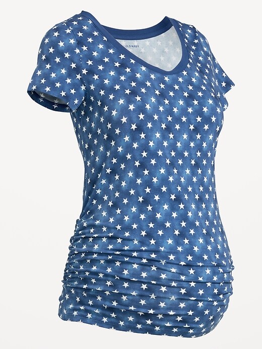 Image number 4 showing, Maternity Scoop-Neck T-Shirt