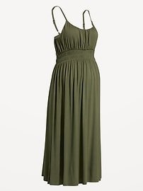 Image number 2 showing, Maternity Smocked Fit & Flare Dress