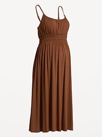 Image number 2 showing, Maternity Smocked Fit & Flare Dress