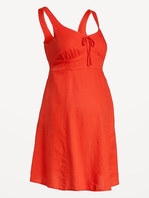 Image number 1 showing, Maternity Fit & Flare Cami Mini Dress