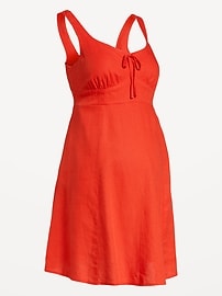 Image number 1 showing, Maternity Fit & Flare Cami Mini Dress