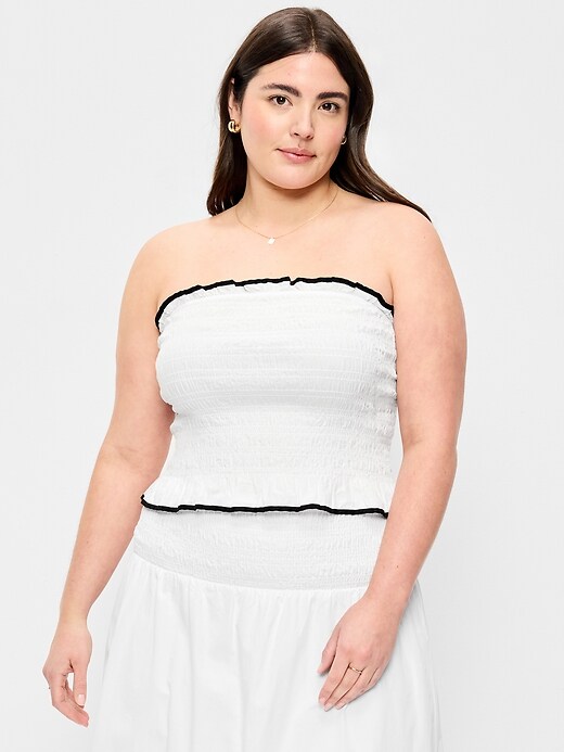 Image number 5 showing, Smocked Bodice Tube Top