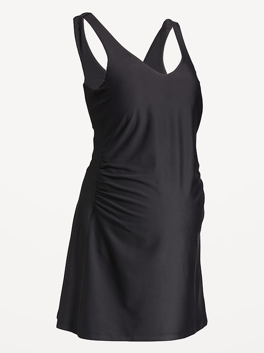 L'image numéro 4 présente Robe à jupe-short courte sans manches PowerSoft de maternité