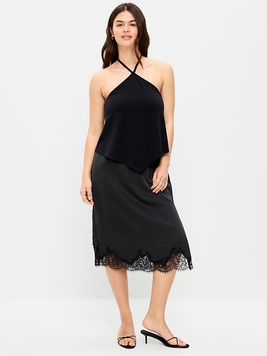 Image number 5 showing, Lace Slip Midi Skirt