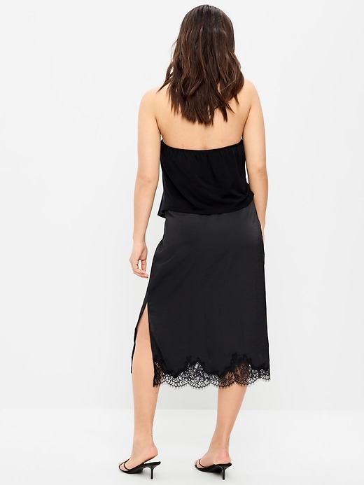Image number 6 showing, Lace Slip Midi Skirt