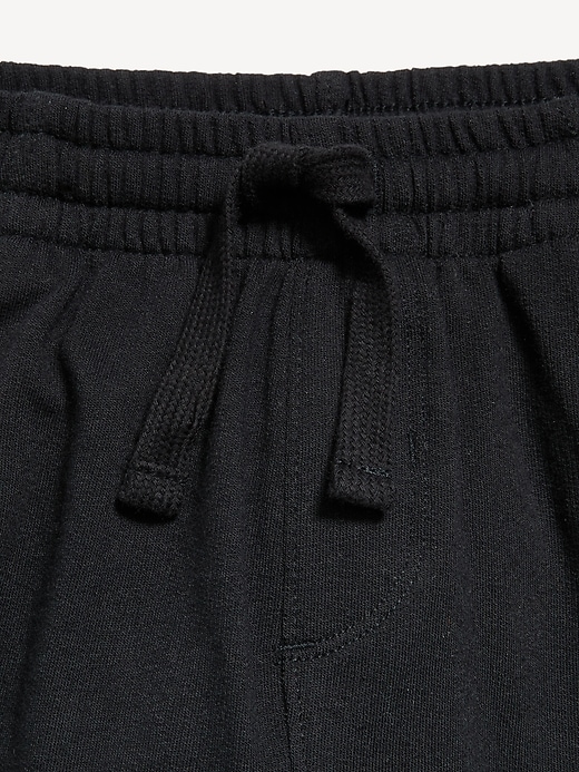 L'image numéro 2 présente Pantalon de jogging en tricot coupe baril à taille extensible pour tout-petit