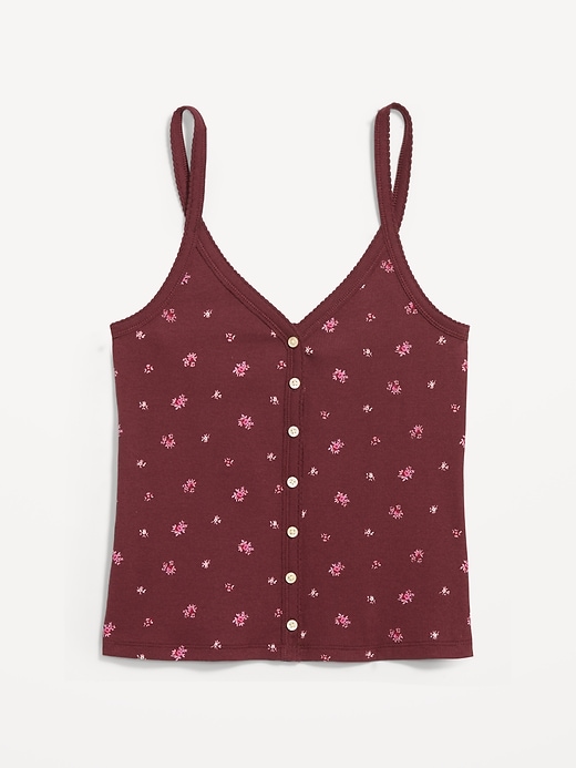 L'image numéro 4 présente Camisole boutonnée sur le devant