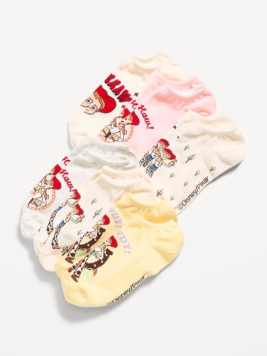 Image number 1 showing, Disney© 6-Pack Novelty Ankle Socks for Women