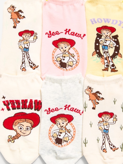 Image number 2 showing, Disney© 6-Pack Novelty Ankle Socks for Women
