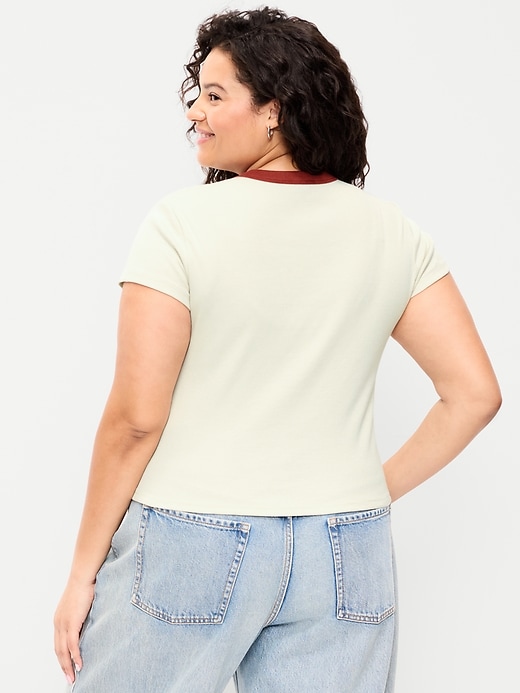 Image number 8 showing, Snug Crop T-Shirt