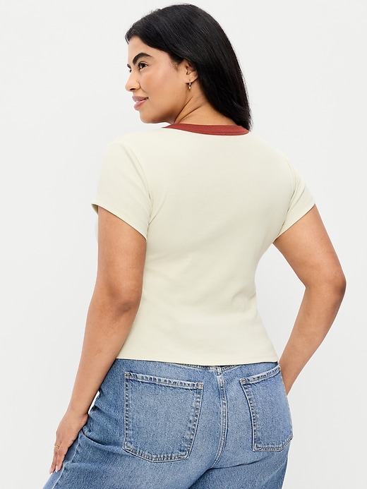 Image number 6 showing, Snug Crop T-Shirt