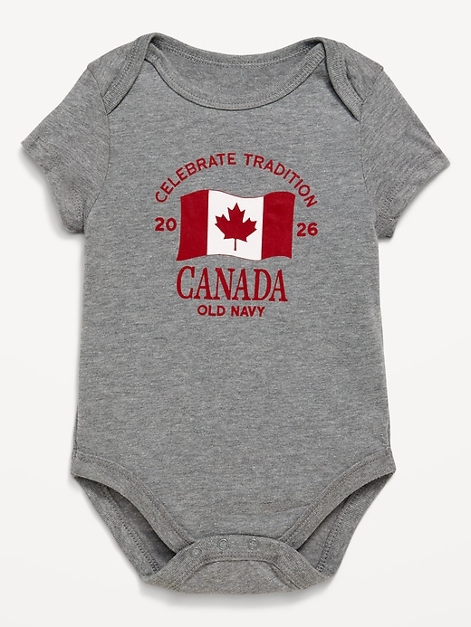 Image number 1 showing, Unisex Graphic Bodysuit for Baby