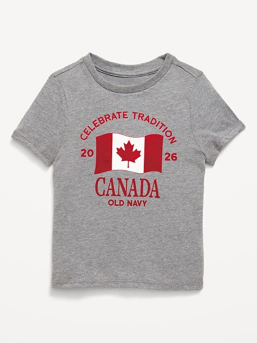 Image number 1 showing, Short-Sleeve Unisex Graphic T-Shirt for Toddler