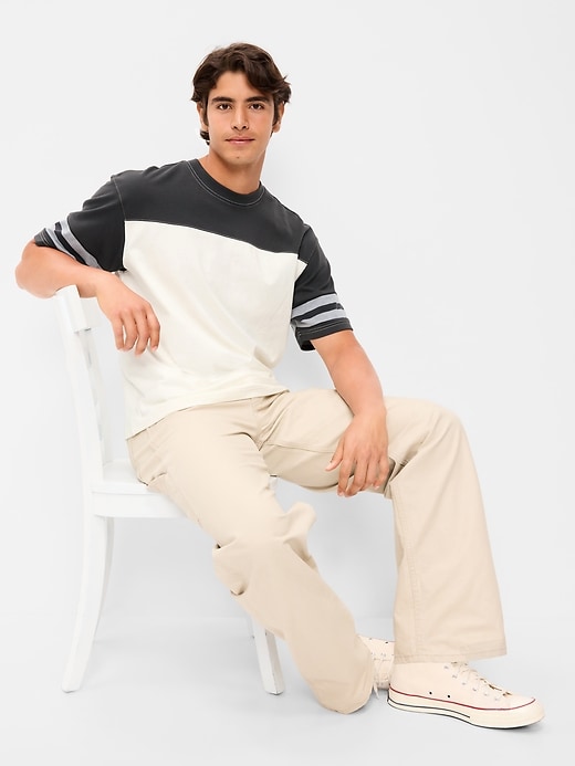 Image number 3 showing, Heavyweight Short-Sleeve Football-Style T-Shirt