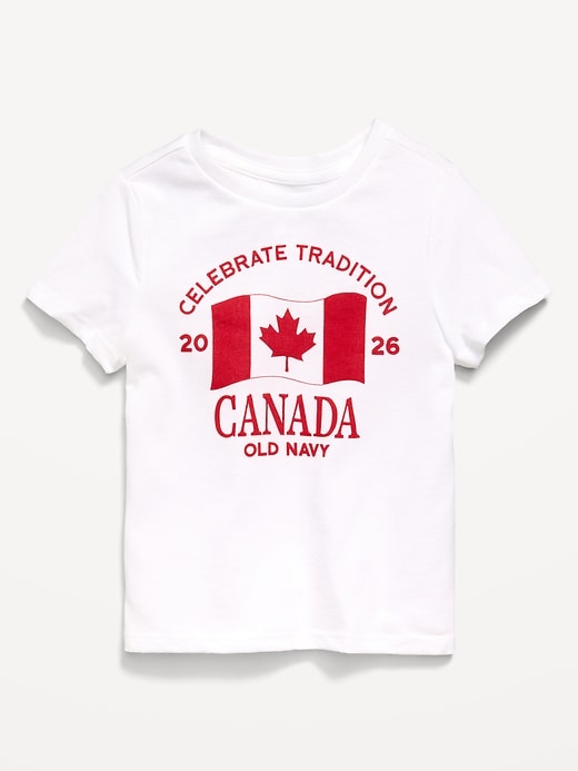 L'image numéro 1 présente T-shirt à manches courtes à imprimé unisexe pour tout-petit