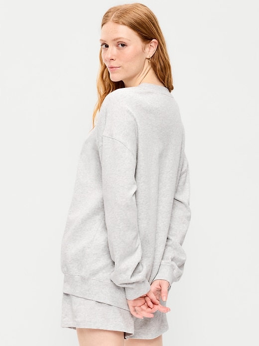 Image number 2 showing, SoComfy Oversized Crew-Neck Sweatshirt