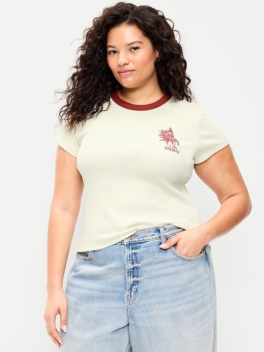 Image number 7 showing, Snug Crop T-Shirt