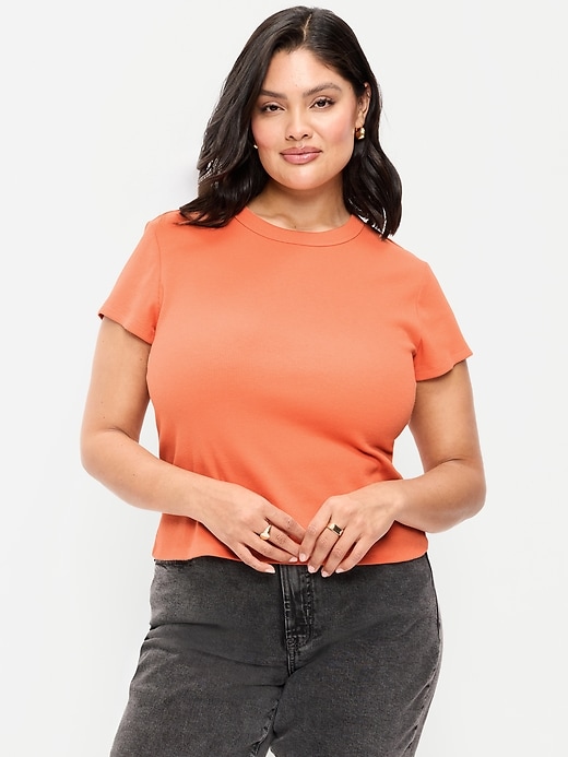 Image number 7 showing, Snug Crop T-Shirt