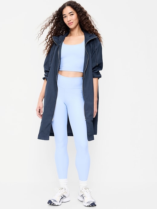 Image number 1 showing, Lightweight Loose-Fit Hooded Jacket