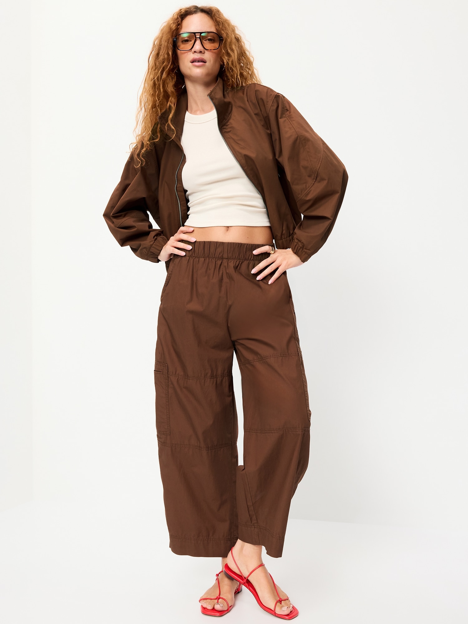 Twill Utility Zip-Front Jacket