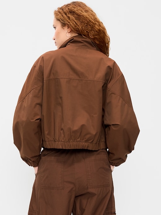 Image number 2 showing, Twill Utility Zip-Front Jacket