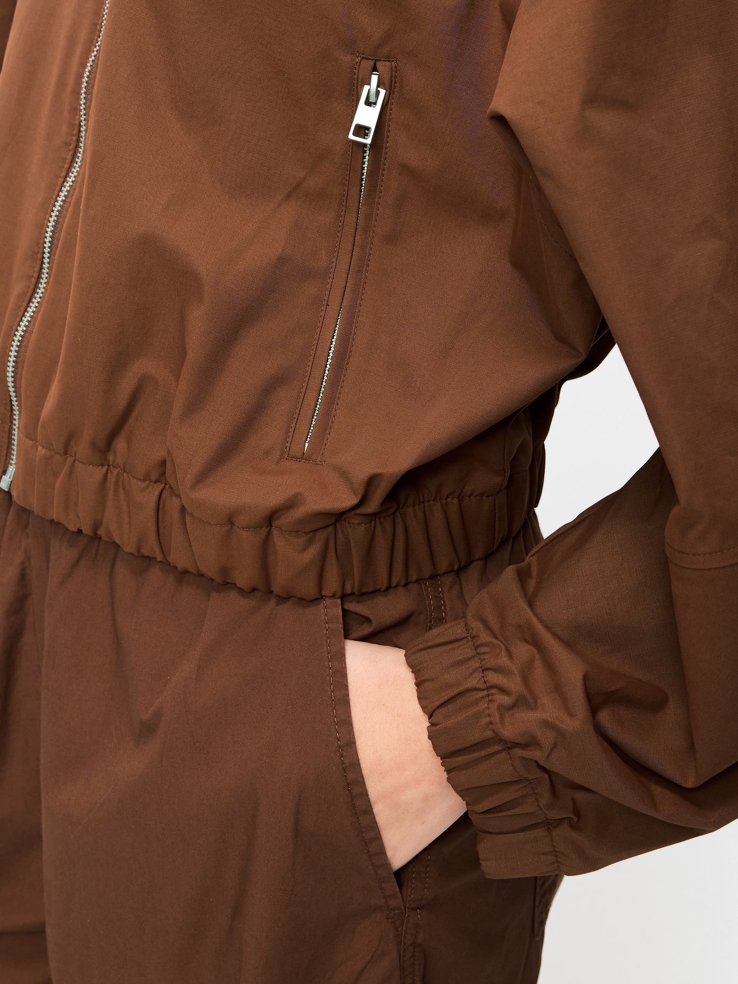 Twill Utility Zip-Front Jacket