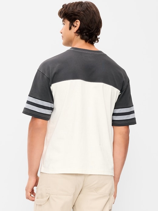 Image number 2 showing, Heavyweight Short-Sleeve Football-Style T-Shirt
