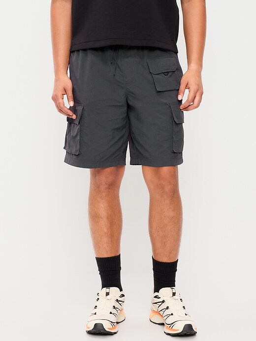 Image number 1 showing, Baggy Cargo Shorts -- 8-inch inseam