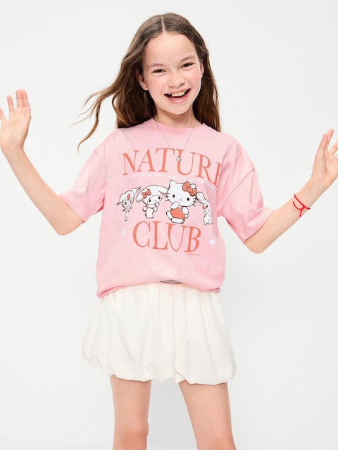 Hello Kitty® Oversized Graphic T-Shirt for Girls