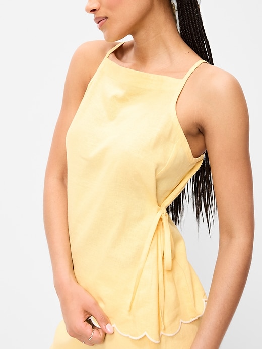 Image number 4 showing, Apron Side-Tie Tank Top
