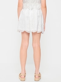 Image number 2 showing, Eyelet Trim Skirt for Girls
