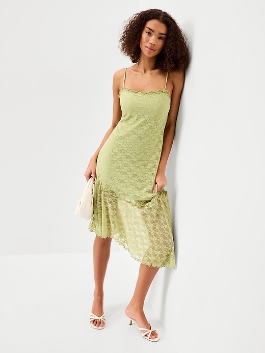 Image number 3 showing, Fit & Flare Lace Midi Dress