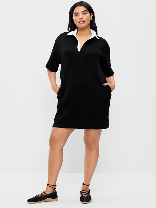 Image number 2 showing, Bounce Fleece Short-Sleeve Polo Dress