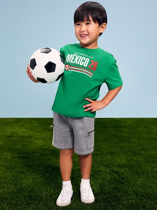 Image number 1 showing, FIFA World Cup 26™ Mexico Oversized Unisex Graphic T-Shirt for Toddler