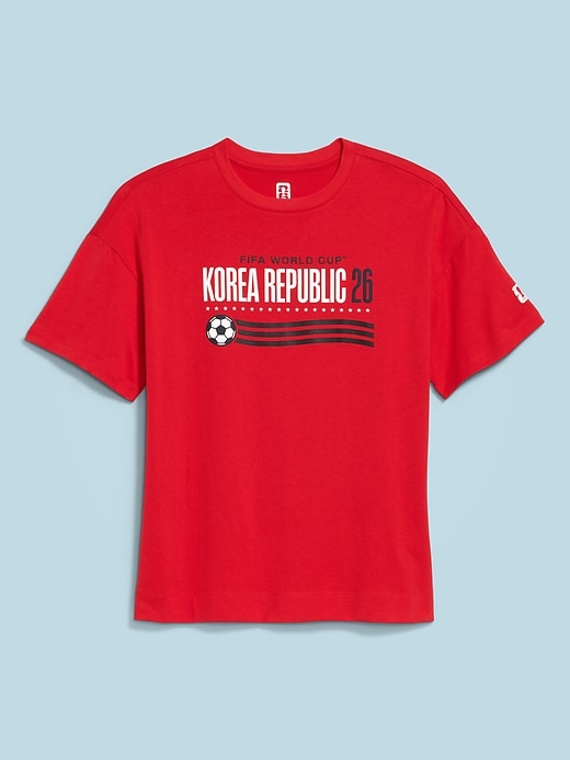 Image number 1 showing, FIFA World Cup 26™ Korea Republic Vintage Crew-Neck T-Shirt for Women