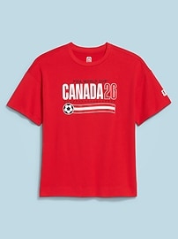 Image number 1 showing, FIFA World Cup 26™ Canada Vintage Crew-Neck T-Shirt for Women